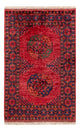 Afghansk matta - 150 x 100 cm - röd