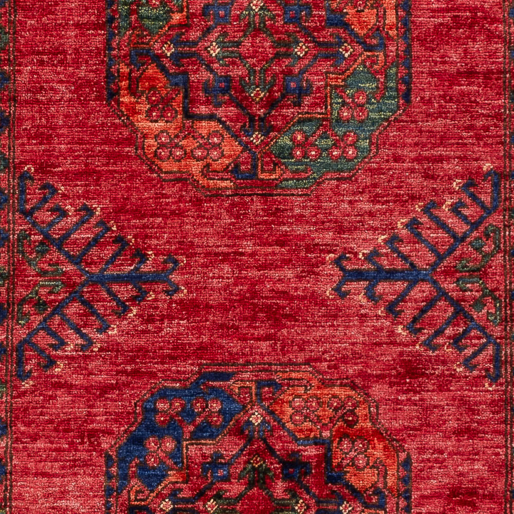 Afghansk matta - 150 x 100 cm - röd