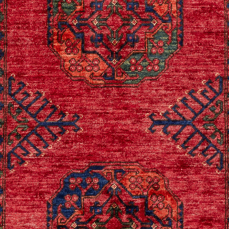 Afghansk matta - 150 x 100 cm - röd