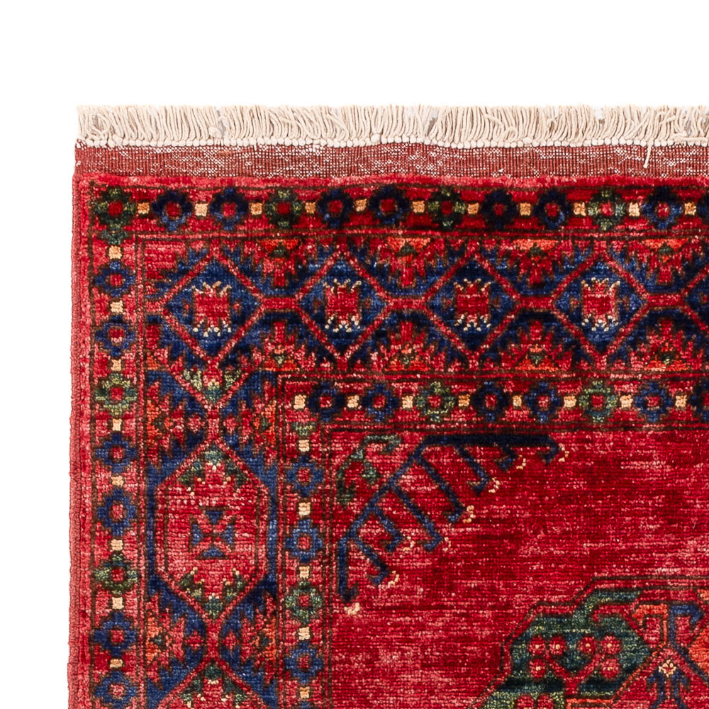 Afghansk matta - 150 x 100 cm - röd
