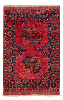 Afghansk matta - 151 x 101 cm - röd
