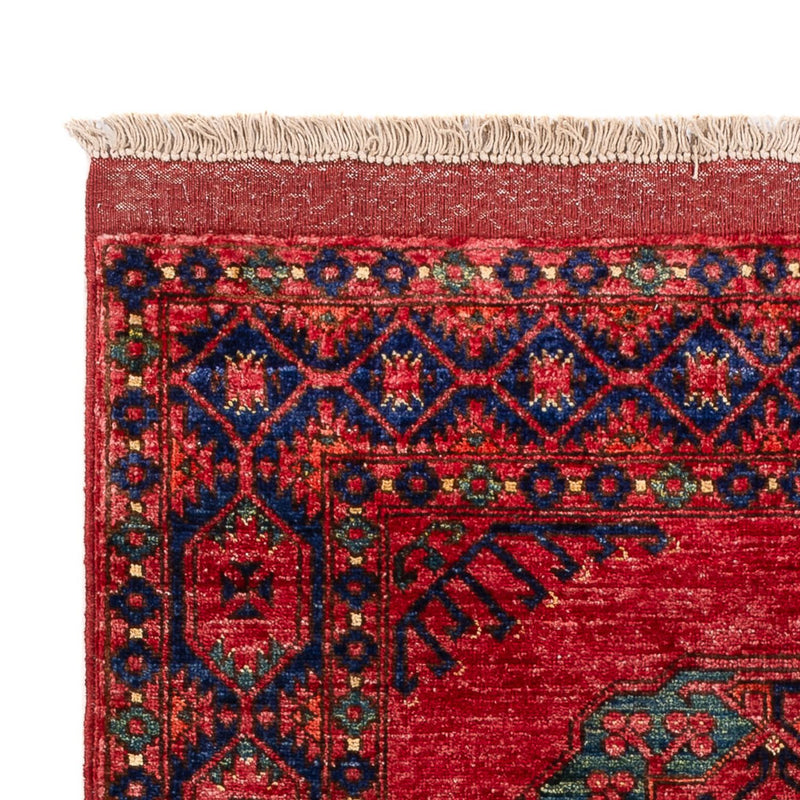 Afghansk matta - 151 x 101 cm - röd