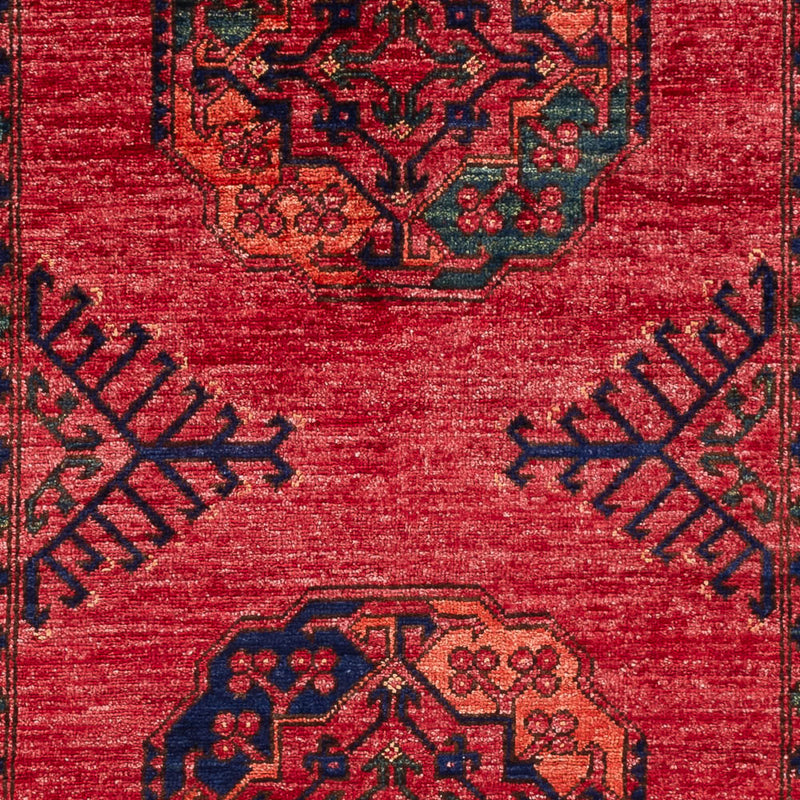 Afghansk matta - 151 x 102 cm - röd
