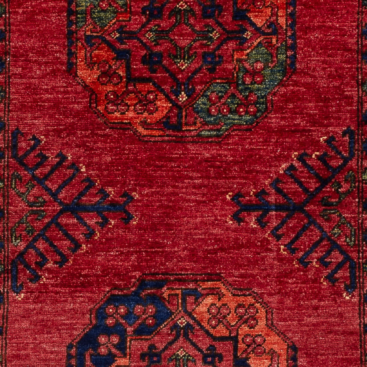Afghansk matta - 152 x 99 cm - röd