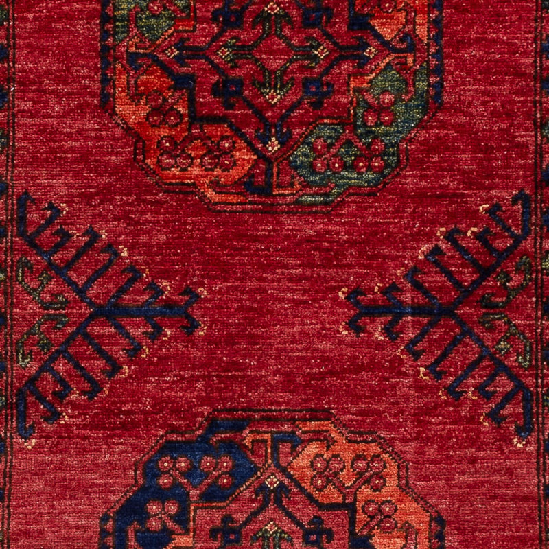 Afghansk matta - 152 x 99 cm - röd