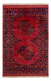 Afghansk matta 103x151cm - Oriental Carpet - Rektangulär / Röd / 103 x 151 cm Rektangulär