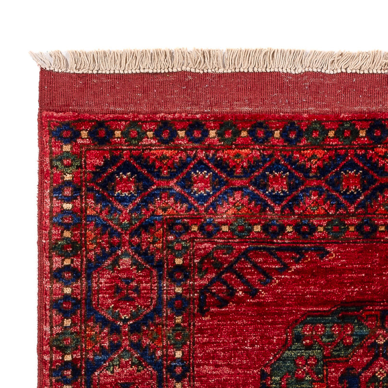 Afghansk matta - 151 x 103 cm - röd