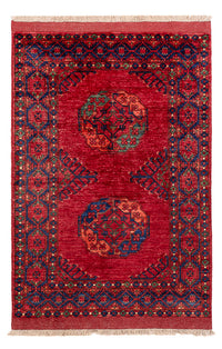 Afghansk matta - 151 x 102 cm - röd