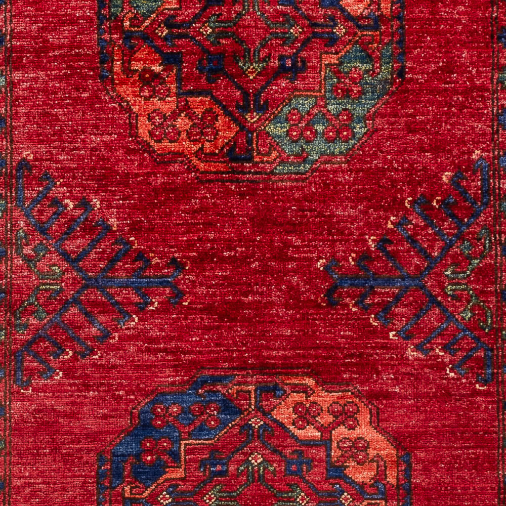 Afghansk matta - 151 x 102 cm - röd