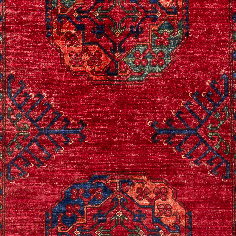 Afghansk matta - 151 x 102 cm - röd