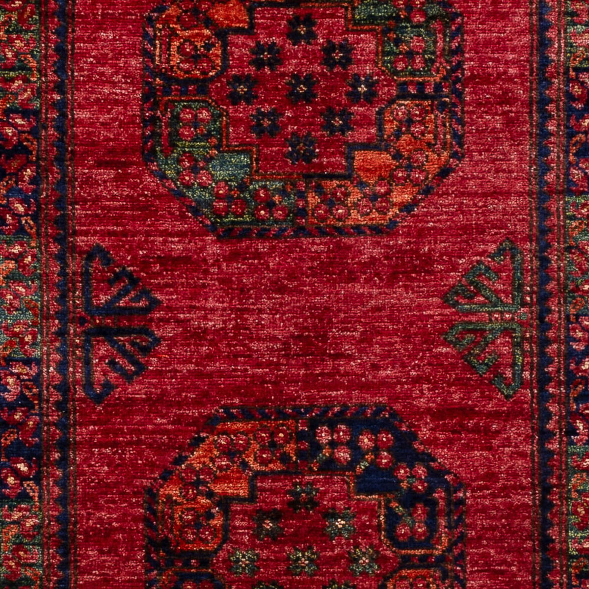 Afghansk matta - 150 x 103 cm - röd