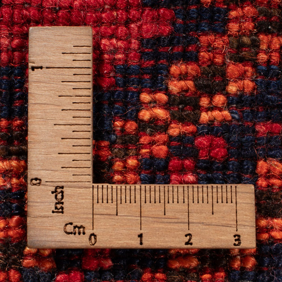 Afghansk matta - 150 x 103 cm - röd