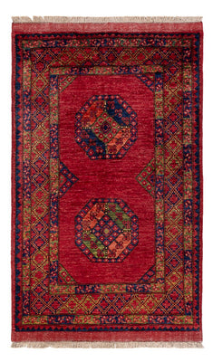 Afghansk matta - 162 x 102 cm - röd