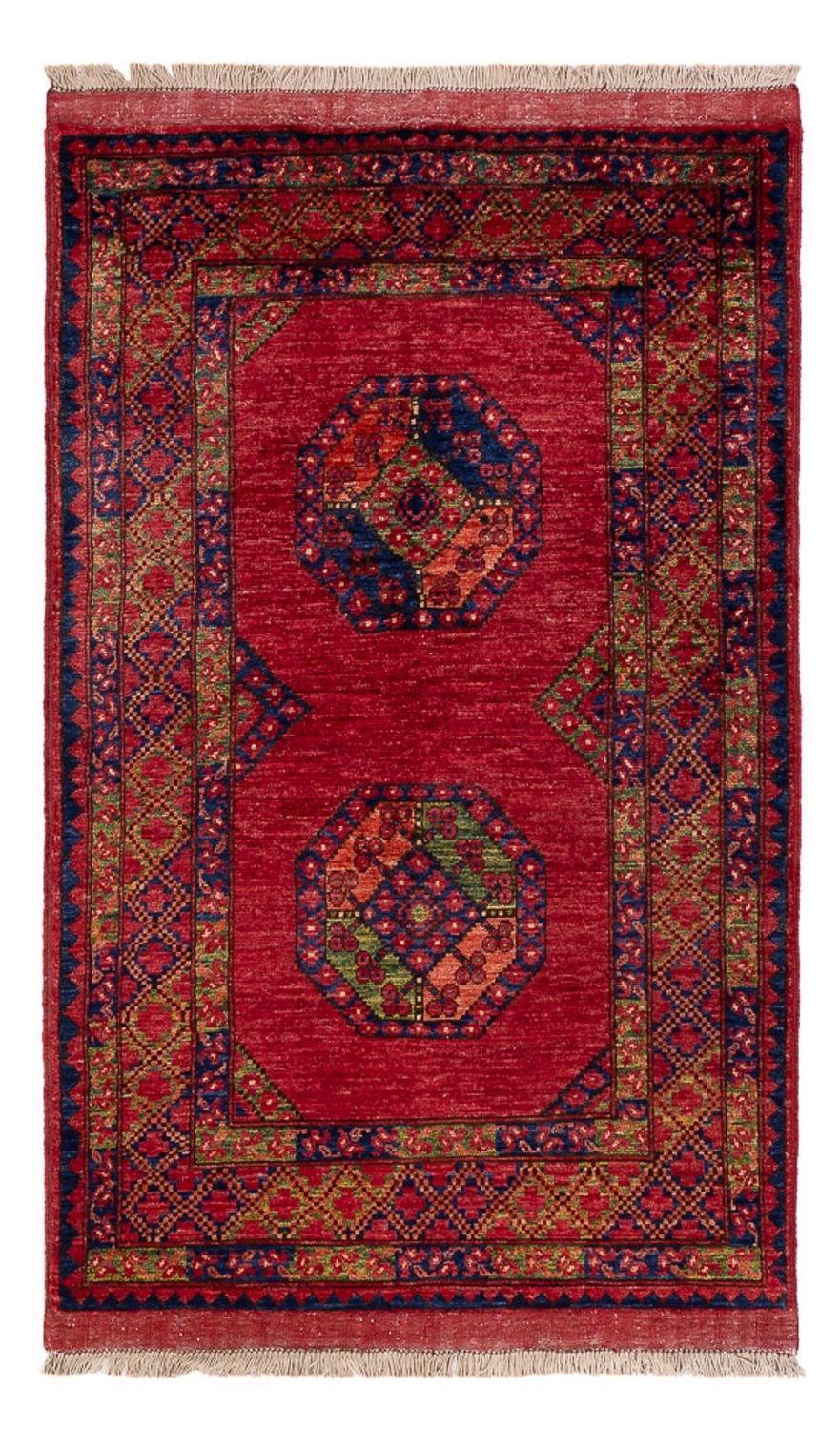 Afghansk matta - 162 x 102 cm - röd