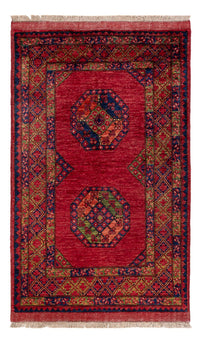 Afghansk matta - 162 x 102 cm - röd