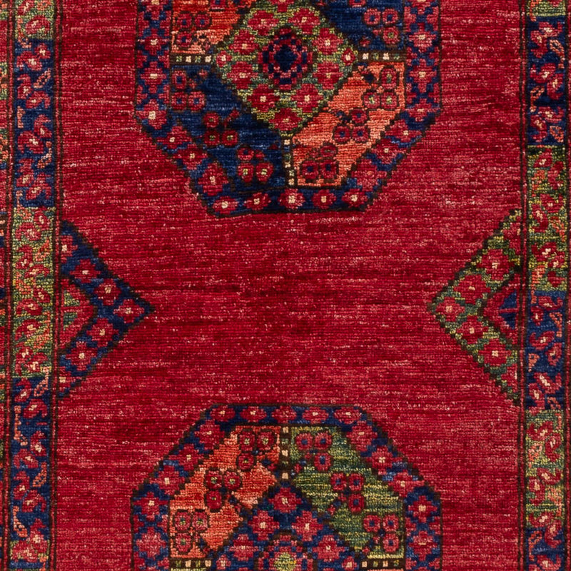 Afghansk matta - 162 x 102 cm - röd