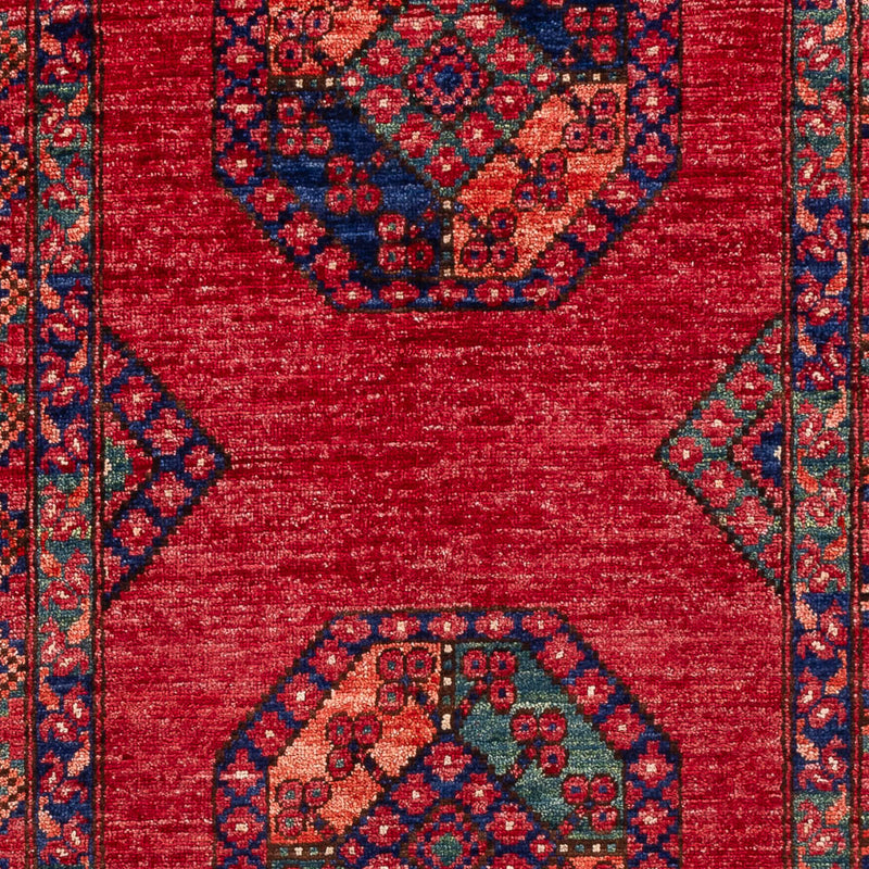 Afghansk matta - 163 x 100 cm - röd
