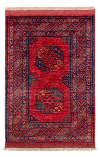 Afghansk matta - 150 x 102 cm - röd