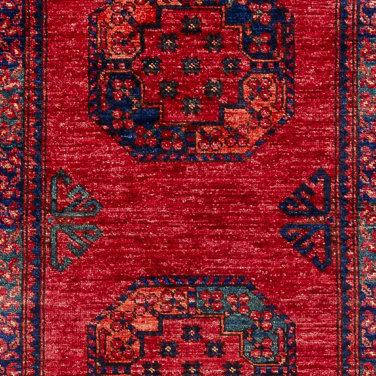 Afghansk matta - 150 x 102 cm - röd
