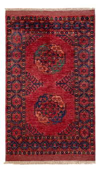 Afghansk matta - 159 x 106 cm - röd