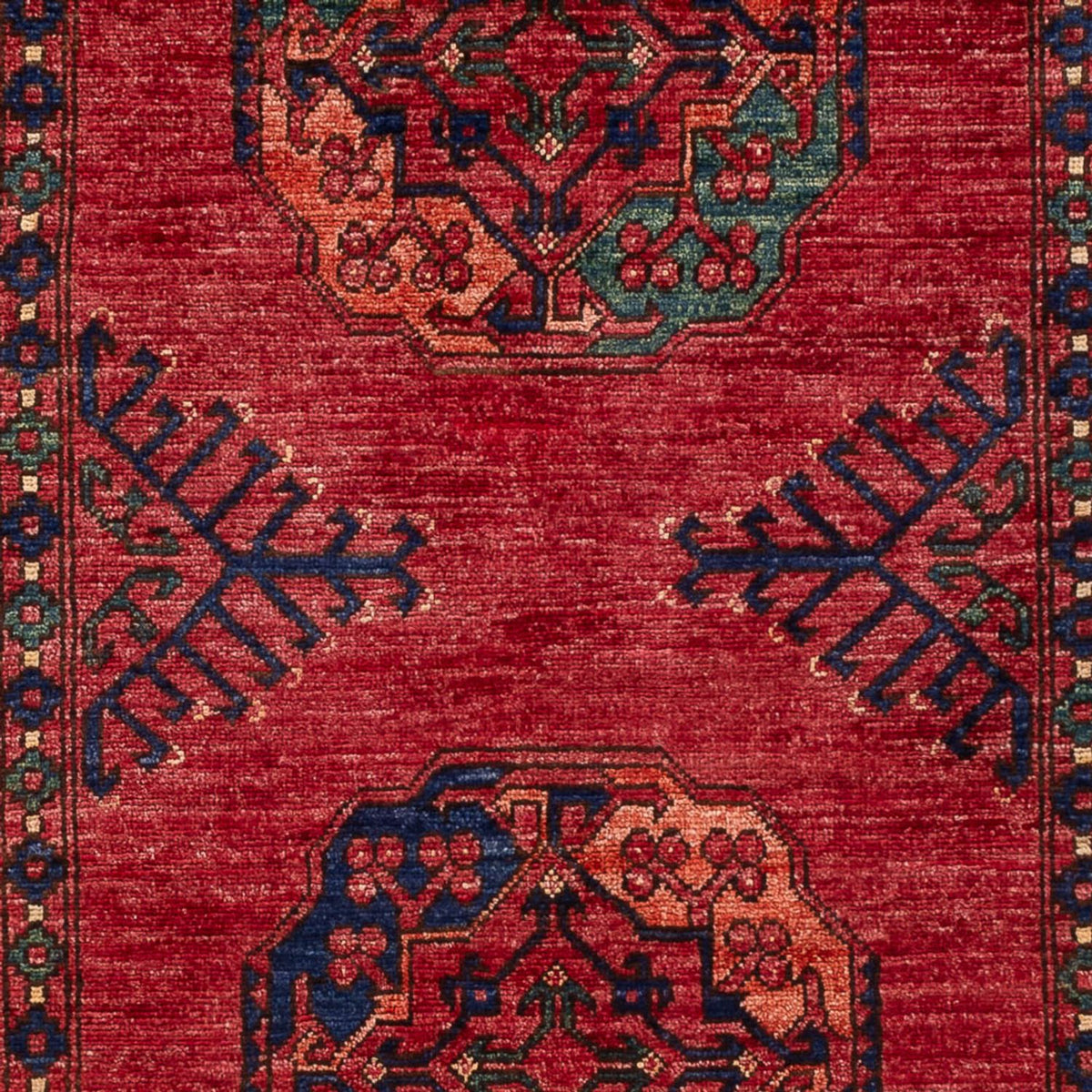 Afghansk matta - 159 x 106 cm - röd