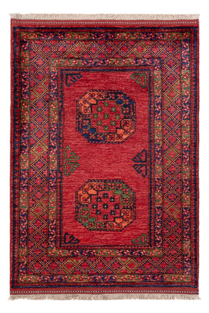 Afghansk matta - 154 x 108 cm - röd