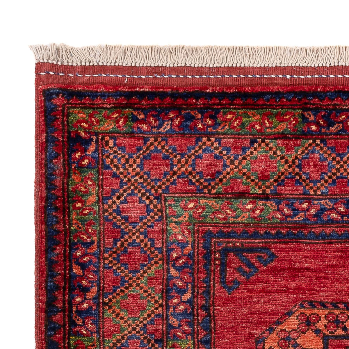 Afghansk matta - 154 x 108 cm - röd