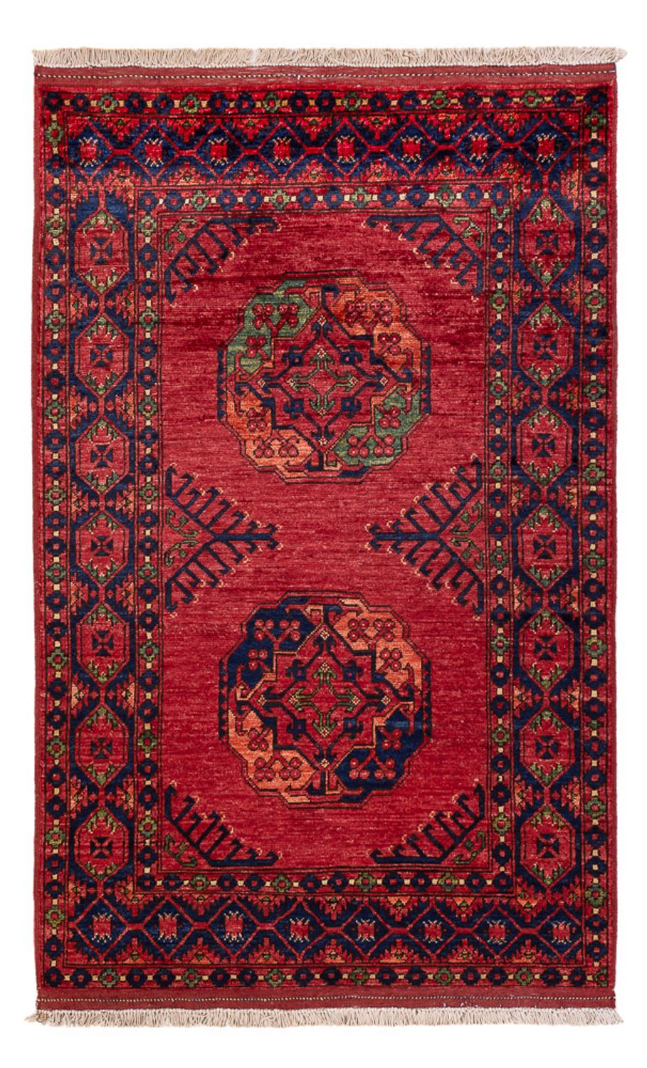 Afghansk matta - 158 x 99 cm - röd