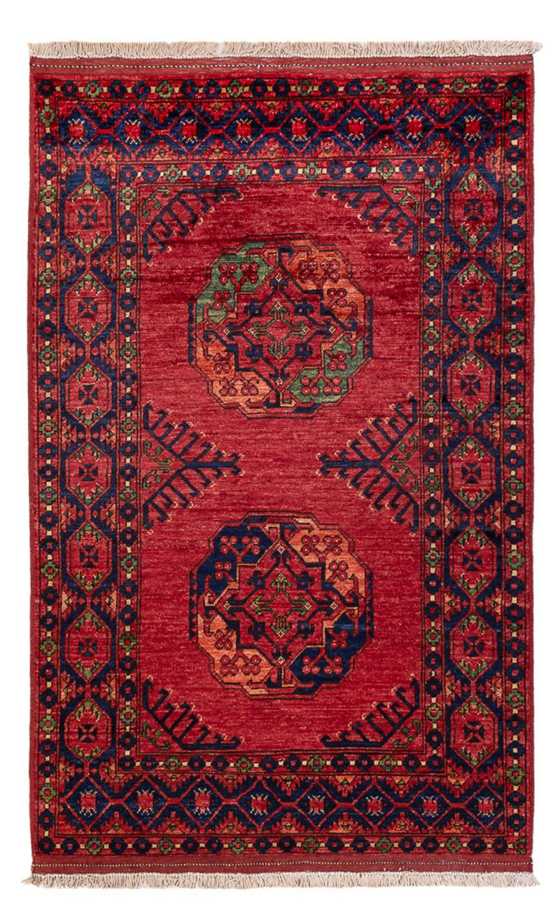 Afghansk matta - 158 x 99 cm - röd