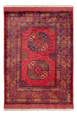 Afghansk matta - 148 x 103 cm - röd