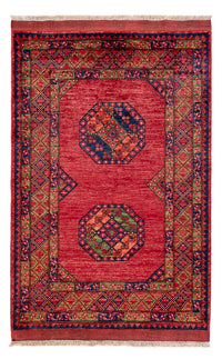 Afghansk matta - 159 x 108 cm - röd