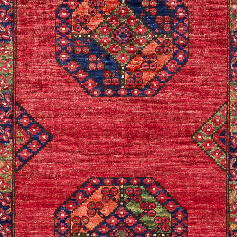 Afghansk matta - 159 x 108 cm - röd