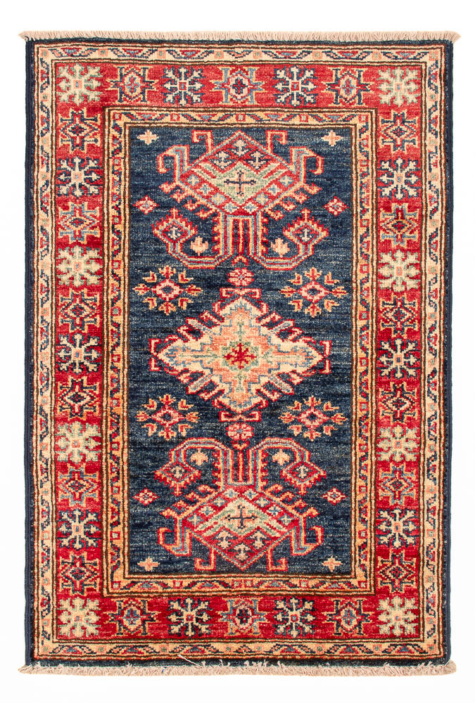 Ziegler Carpet - Kazak - Kungliga - 92 x 59 cm - bensinblå