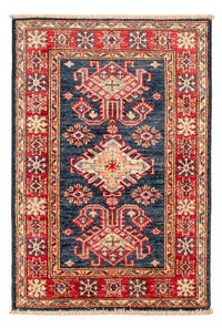 Ziegler Carpet - Kazak - Kungliga - 92 x 59 cm - bensinblå