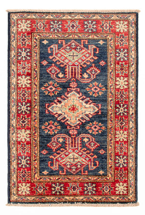 Ziegler Carpet - Kazak - Kungliga - 92 x 59 cm - bensinblå