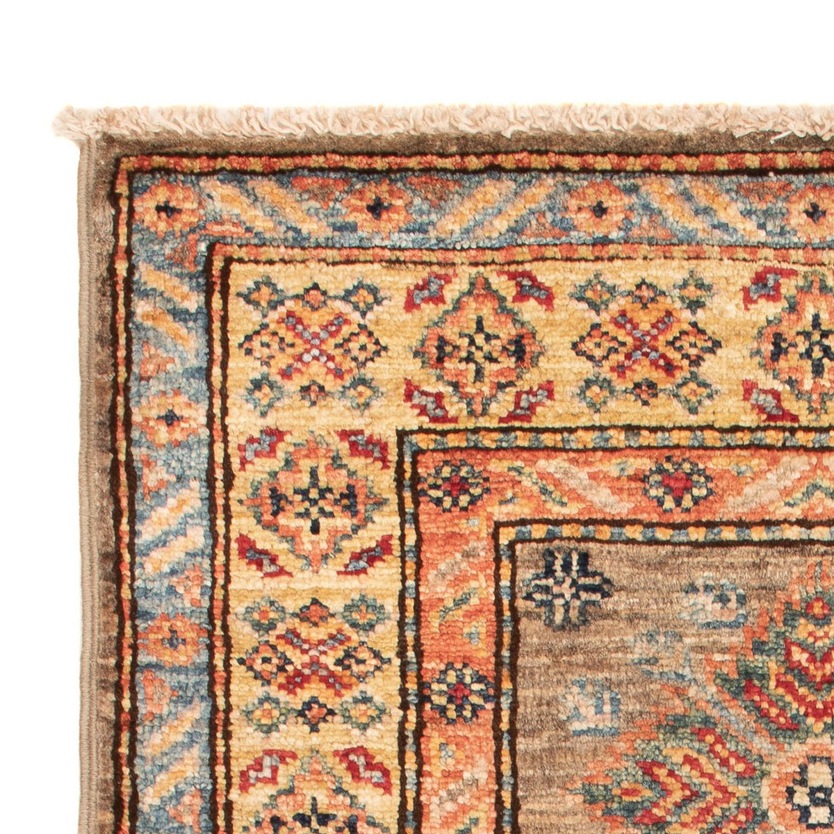 Ziegler Carpet - Kazak - Kungliga - 91 x 60 cm - olivgrön