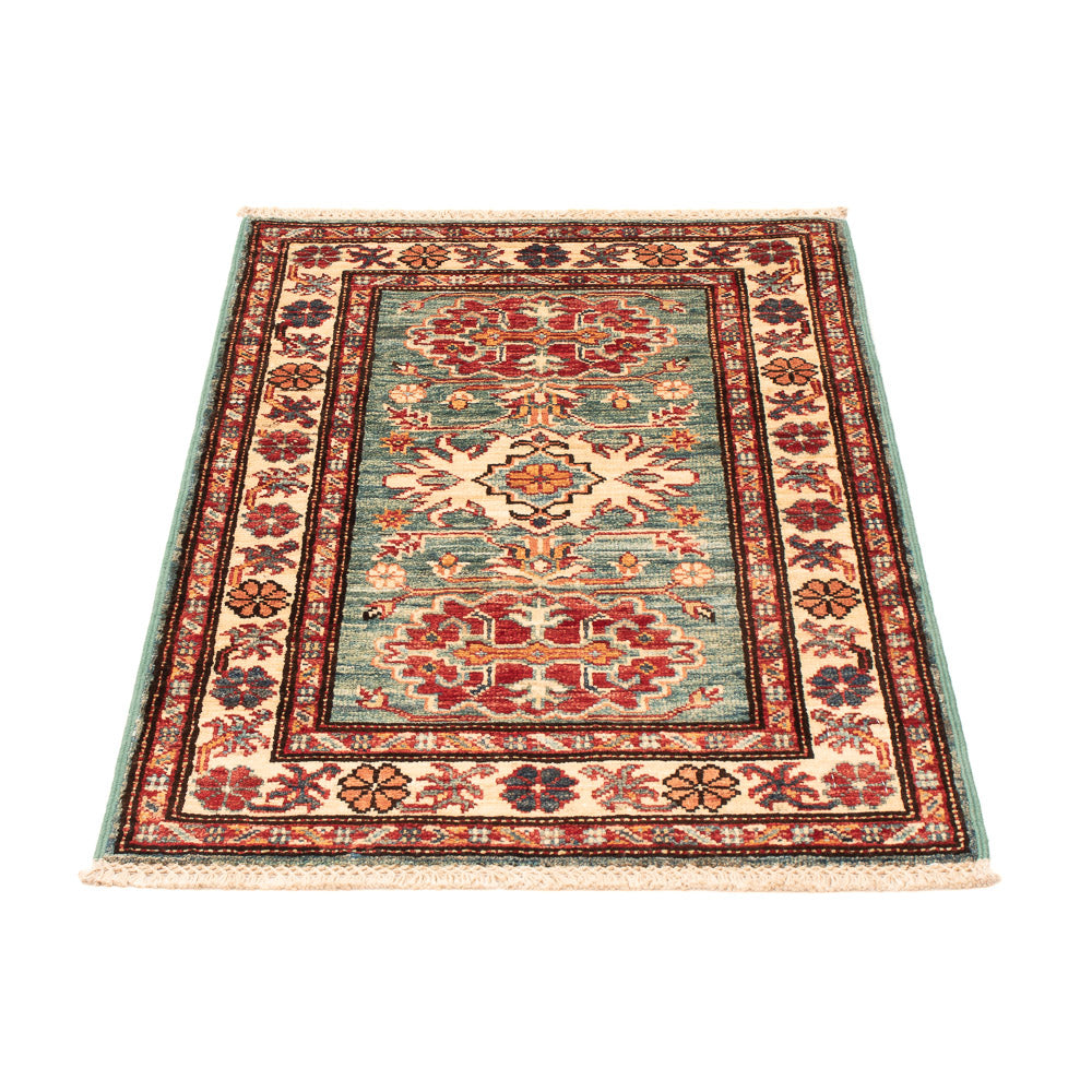 Ziegler Carpet - Kazak - Kungliga - 91 x 59 cm - ljusgrön