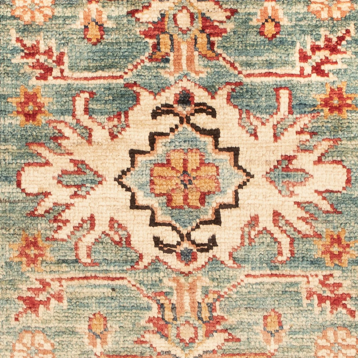 Ziegler Carpet - Kazak - Kungliga - 92 x 57 cm - ljusgrön
