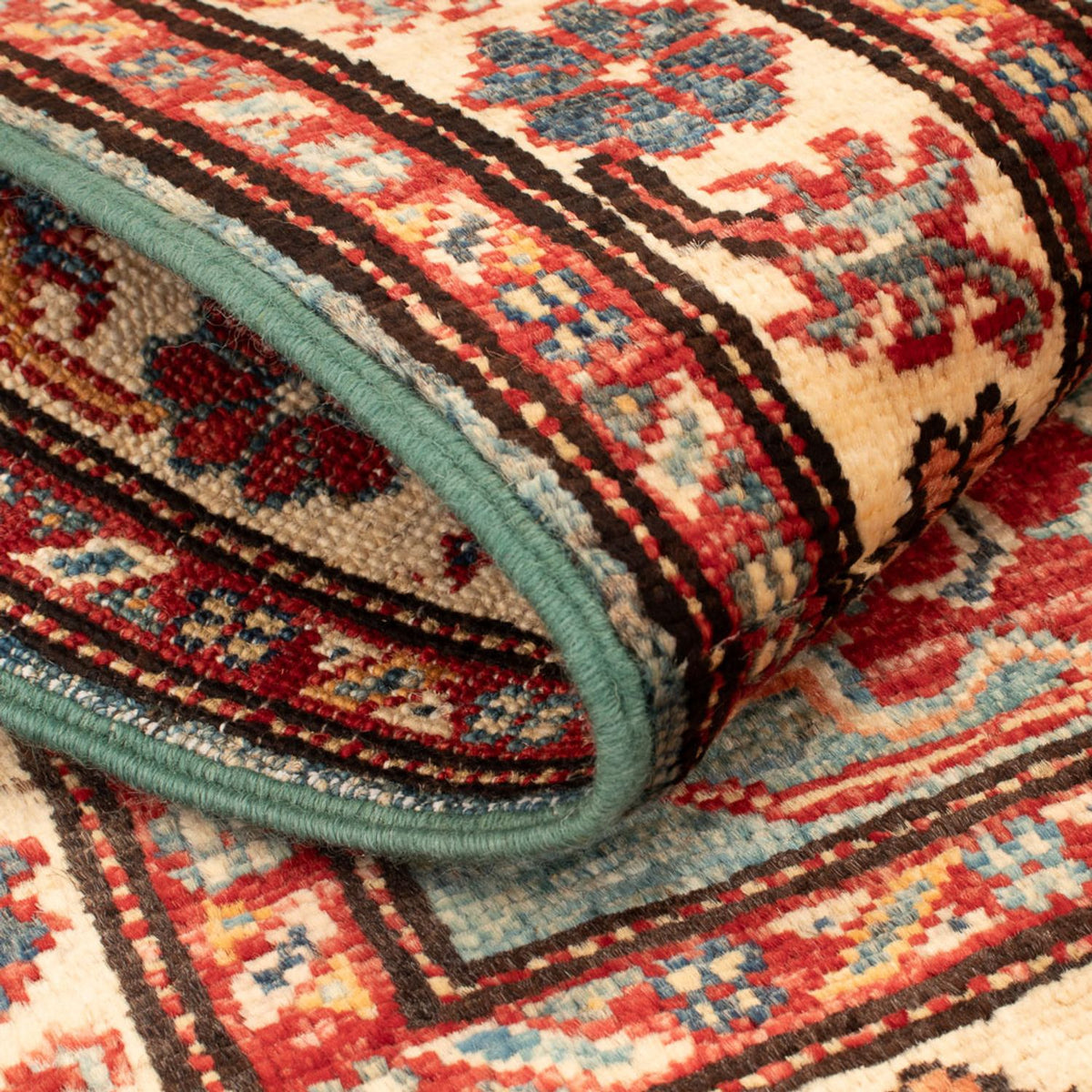 Ziegler Carpet - Kazak - Kungliga - 92 x 57 cm - ljusgrön