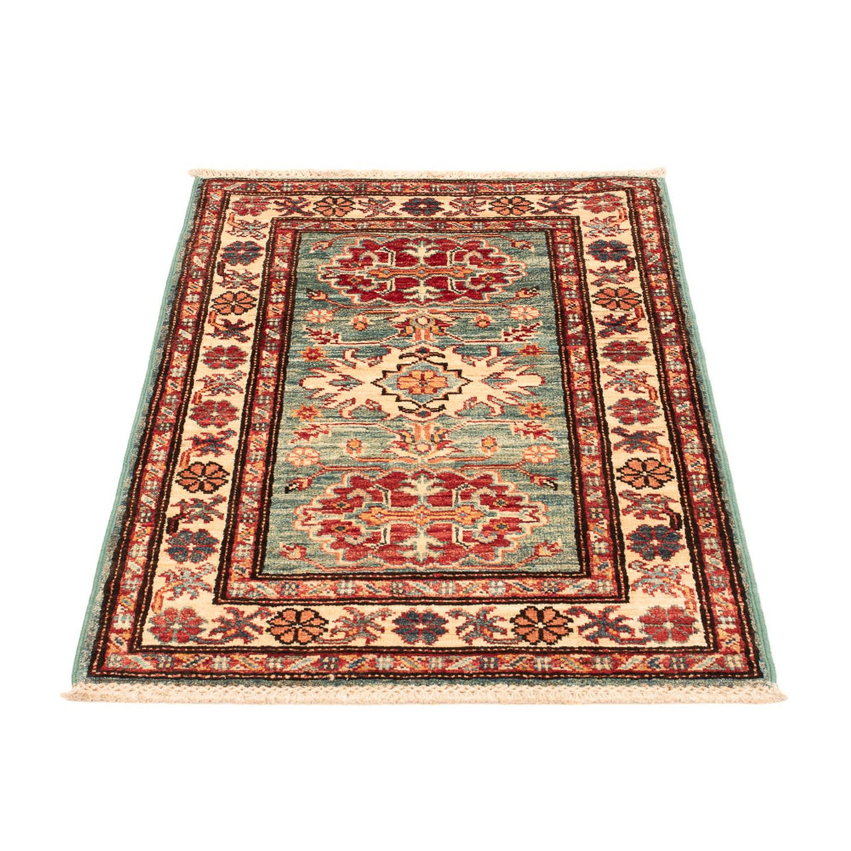 Ziegler Carpet - Kazak - Kungliga - 92 x 57 cm - ljusgrön
