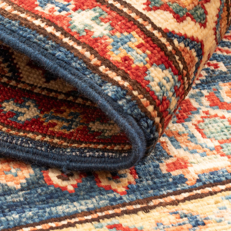 Ziegler Carpet - Kazak - Kungliga - 95 x 58 cm - bensinblå