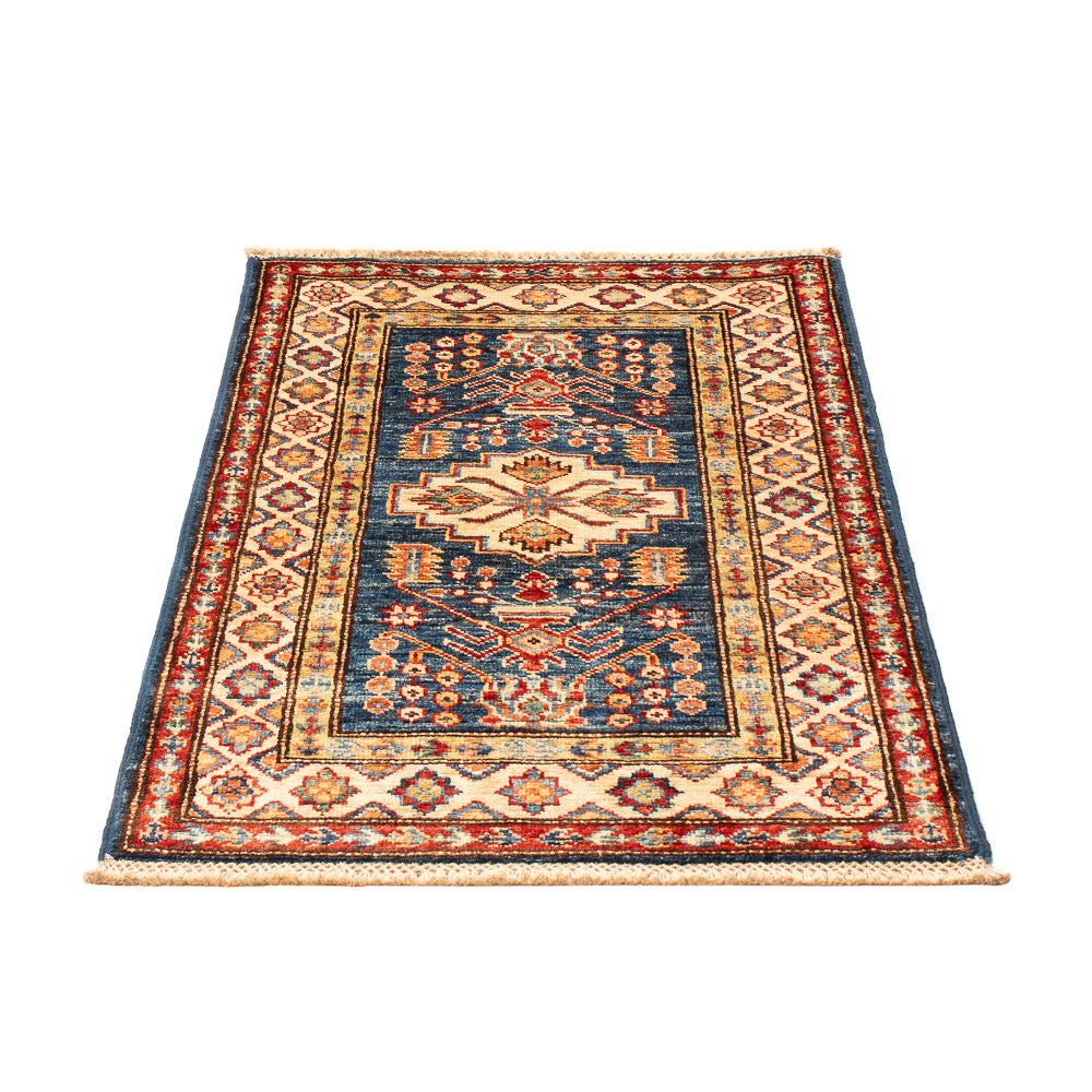 Ziegler Carpet - Kazak - Kungliga - 95 x 58 cm - bensinblå