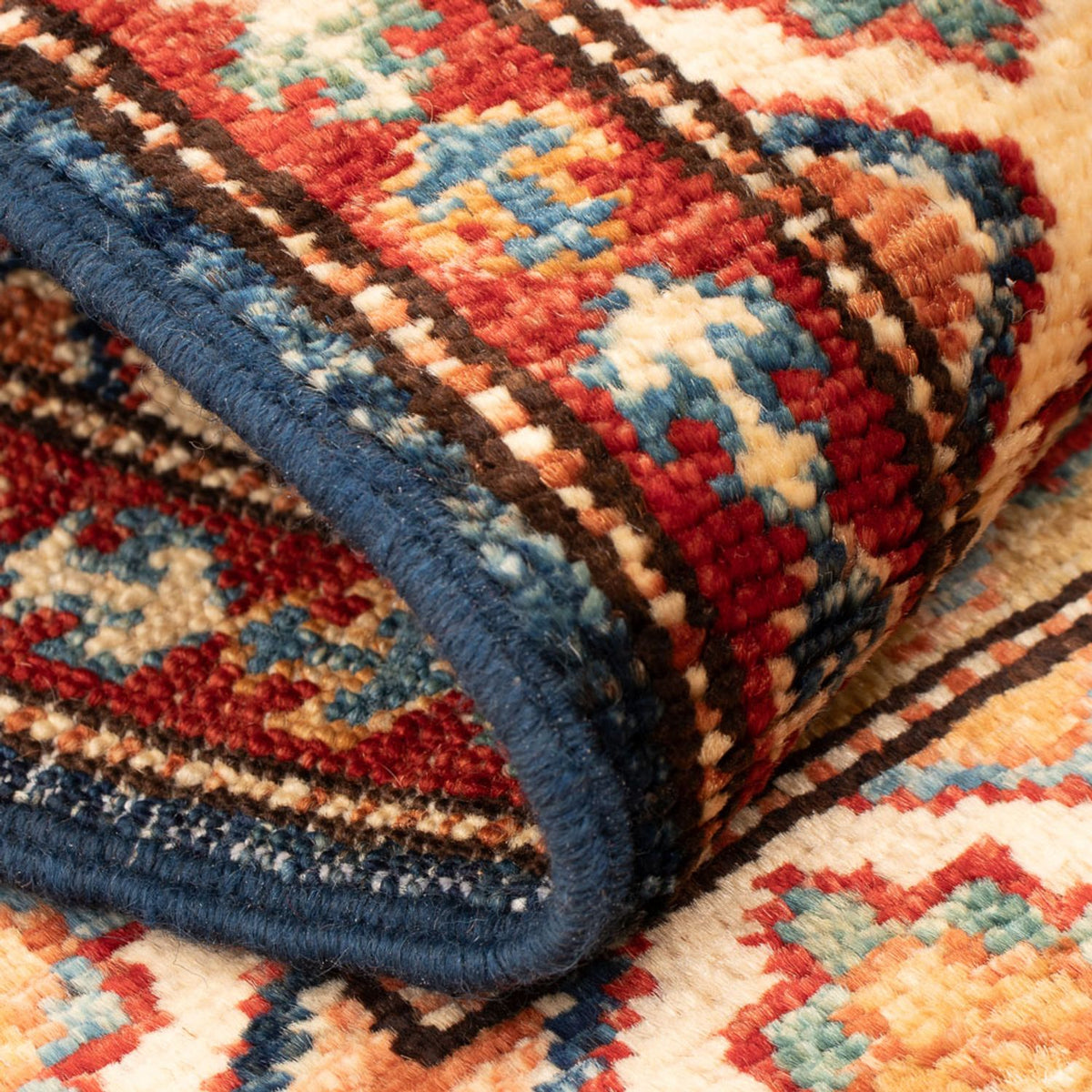 Ziegler Carpet - Kazak - Kungliga - 95 x 60 cm - bensinblå