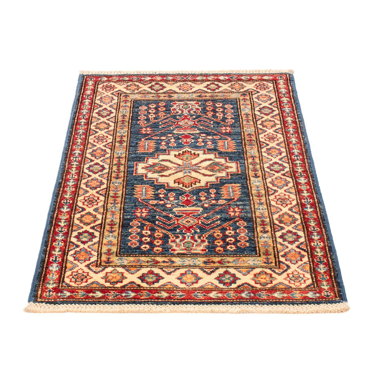 Ziegler Carpet - Kazak - Kungliga - 95 x 60 cm - bensinblå