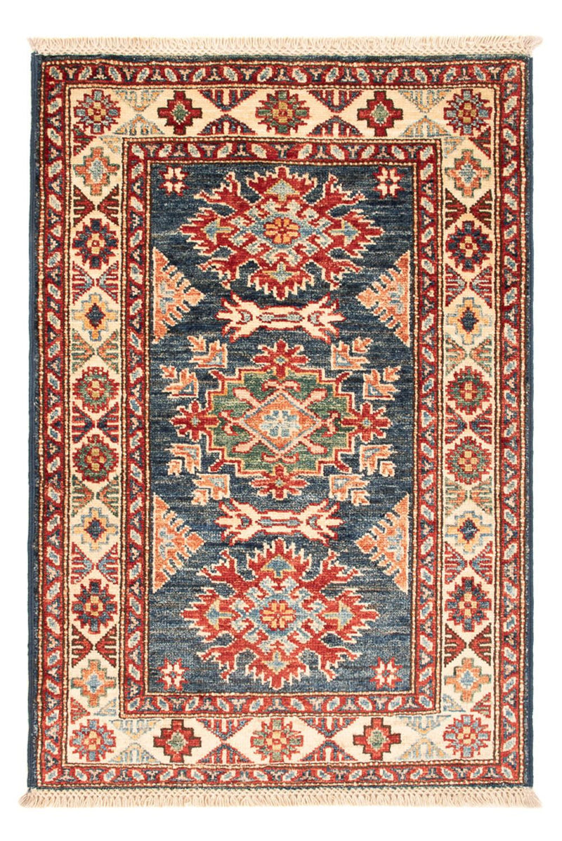 Ziegler Carpet - Kazak - Kungliga - 90 x 60 cm - bensinblå