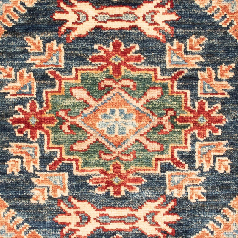 Ziegler Carpet - Kazak - Kungliga - 90 x 60 cm - bensinblå