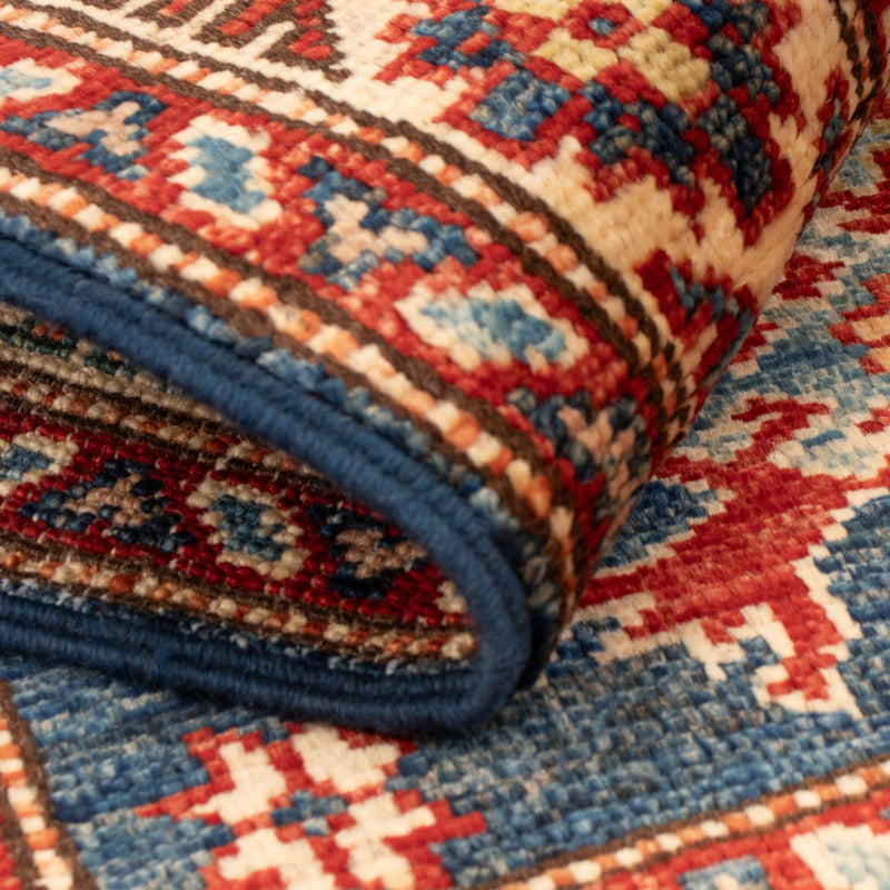 Ziegler Carpet - Kazak - Kungliga - 90 x 60 cm - bensinblå