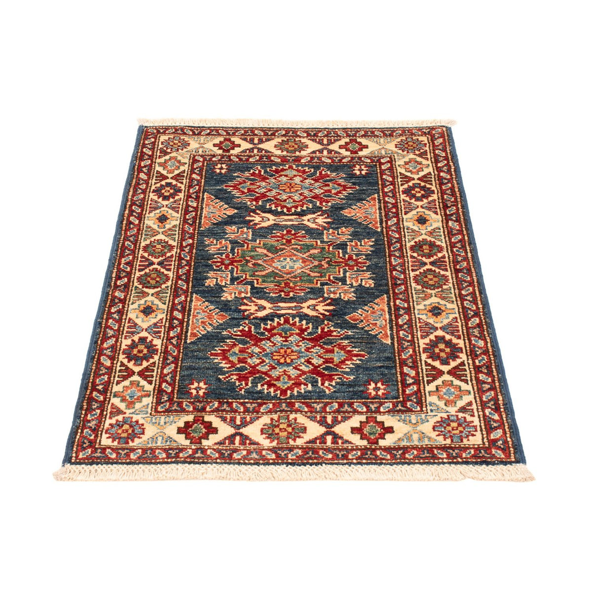 Ziegler Carpet - Kazak - Kungliga - 90 x 60 cm - bensinblå