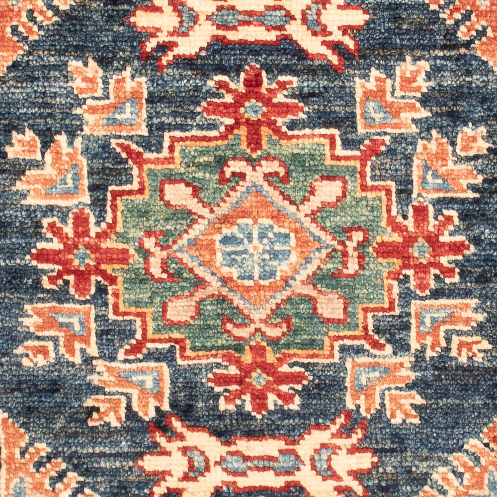 Ziegler Carpet - Kazak - Kungliga - 91 x 58 cm - bensinblå