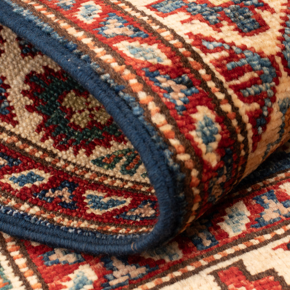 Ziegler Carpet - Kazak - Kungliga - 91 x 58 cm - bensinblå